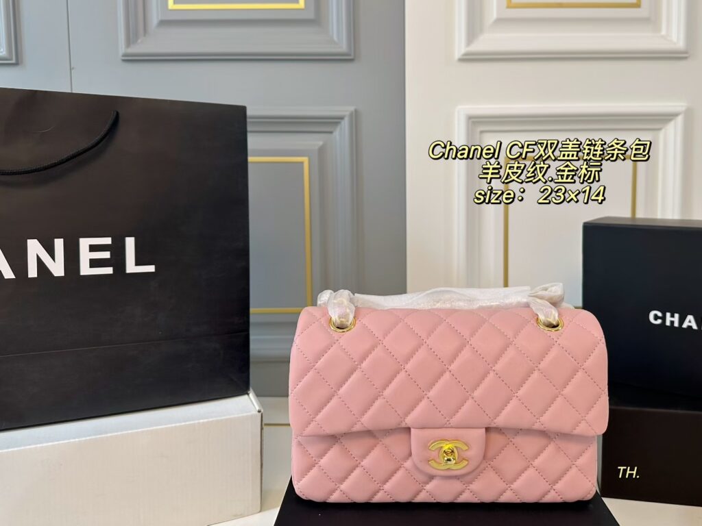 Chanel P140 23 14 CF Clutch 1.9 x 1.1 x editorial product context 1