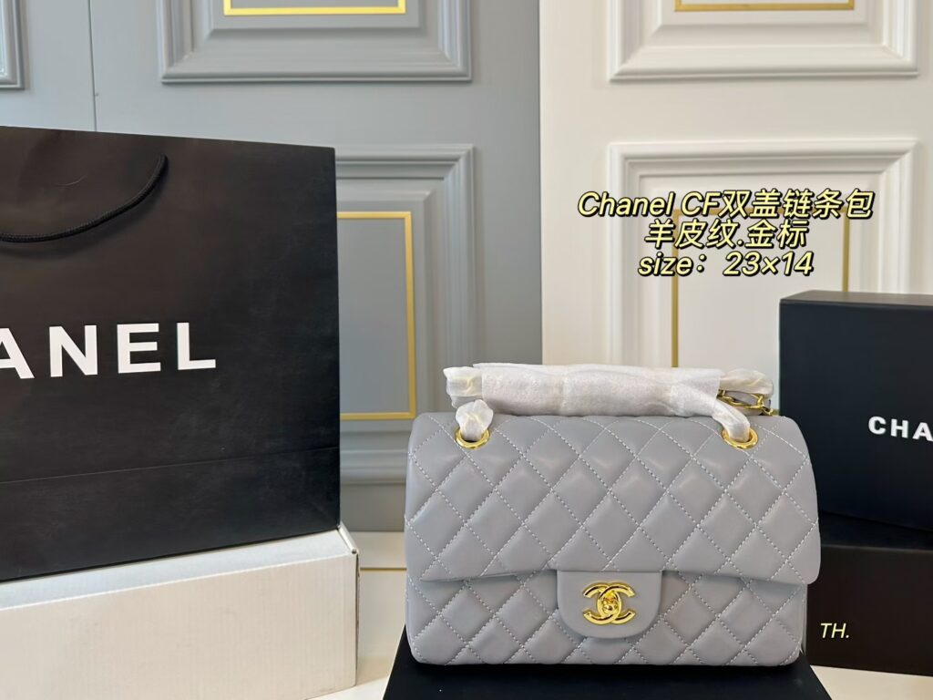 Chanel P140 23 14 CF Clutch 1.9 x 1.1 x editorial product context 2