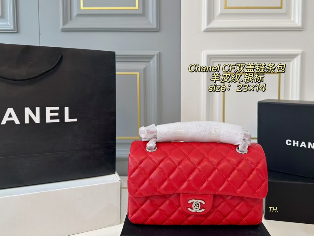 Chanel P140 23 14 CF Clutch 1.9 x 1.1 x editorial product context 3
