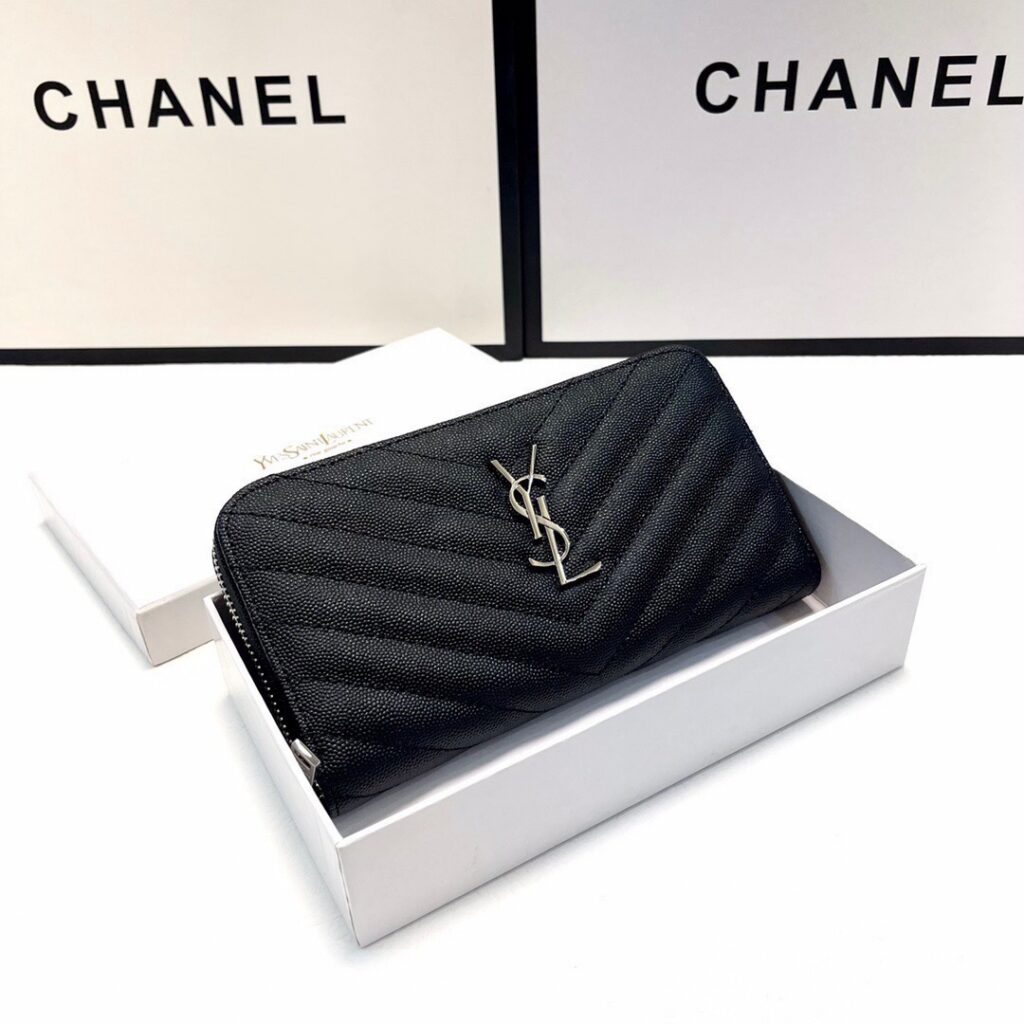 Saint Laurent P90 X10 Clutch 1.9 x 1.1 x 0.2 editorial product context 2
