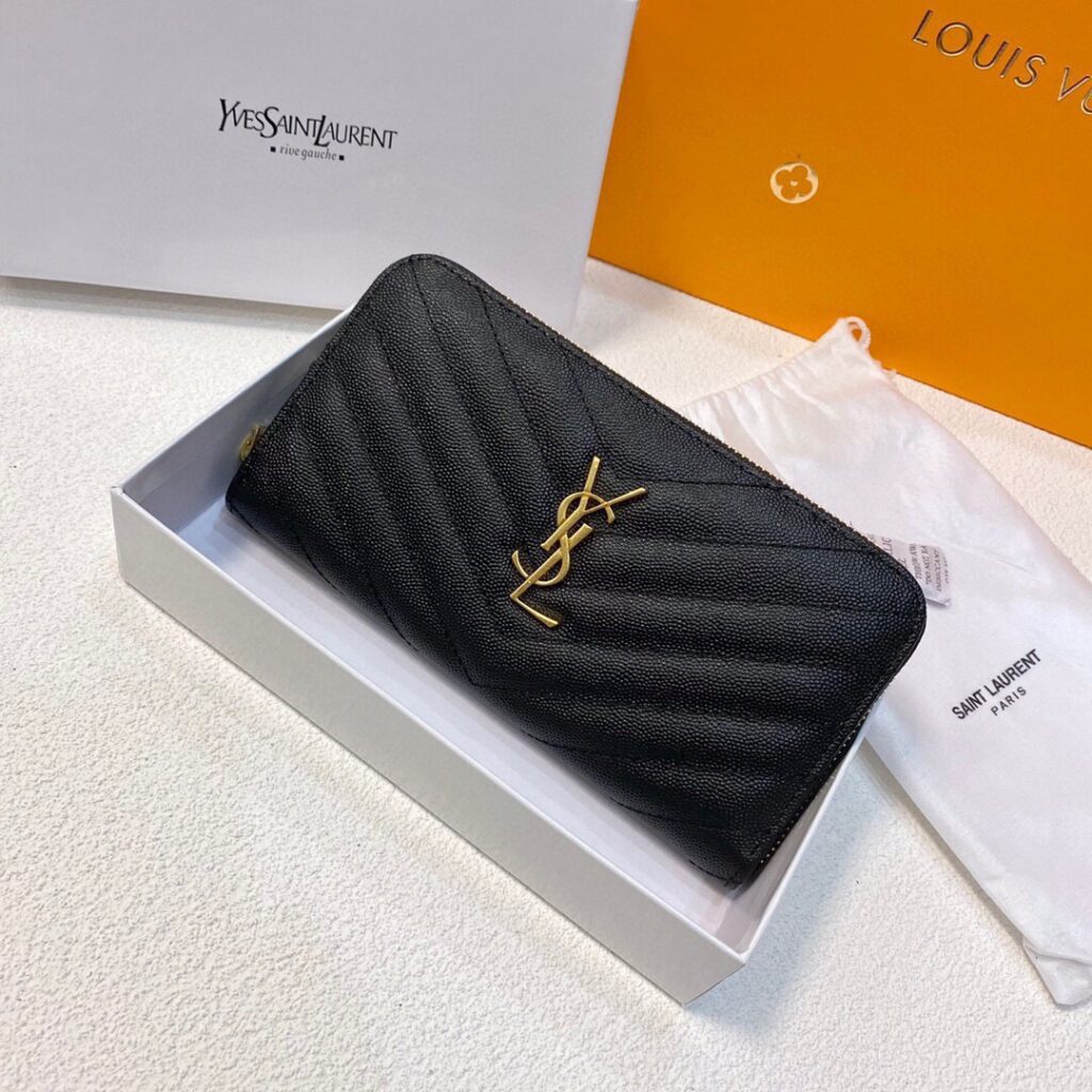 Saint Laurent P90 X10 Clutch 1.9 x 1.1 x 0.2 editorial product context 1