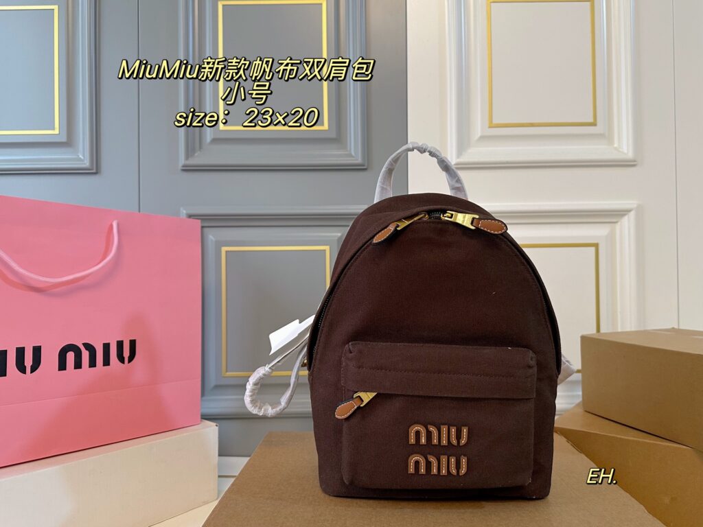 Miu Miu Small Backpack 23 x 30 cm editorial product context 2