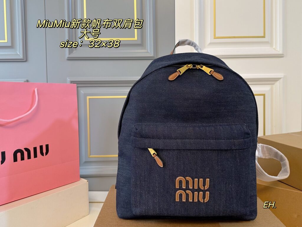 Miu Miu 32 Large Backpack editorial product context 2