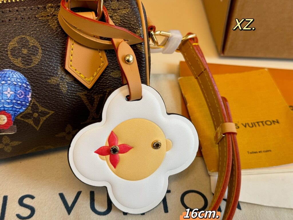Louis Vuitton Nano Mini Black Calfskin Leather Clutch editorial product context 3