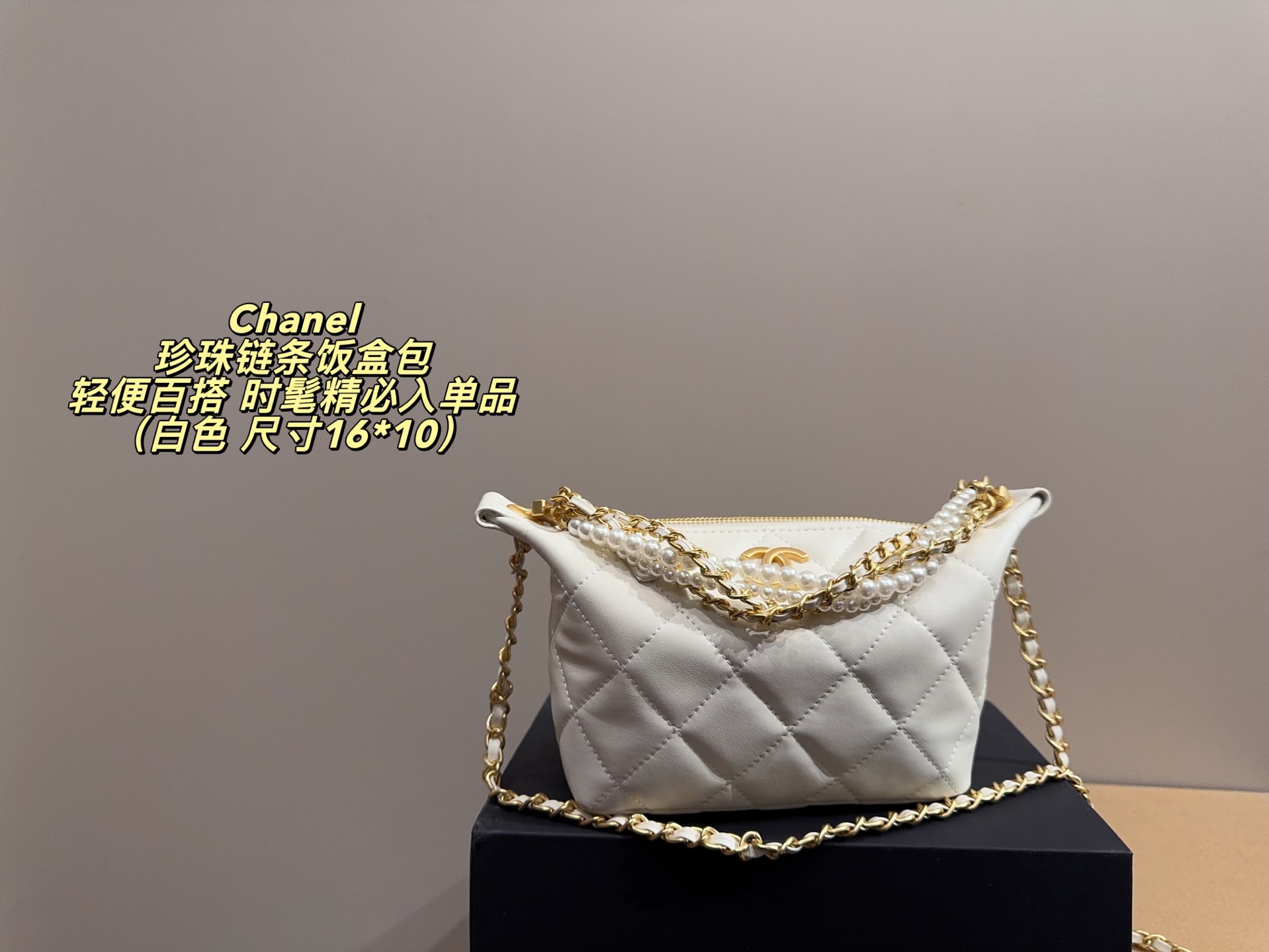 Chanel P140 16 10 Logo Bag