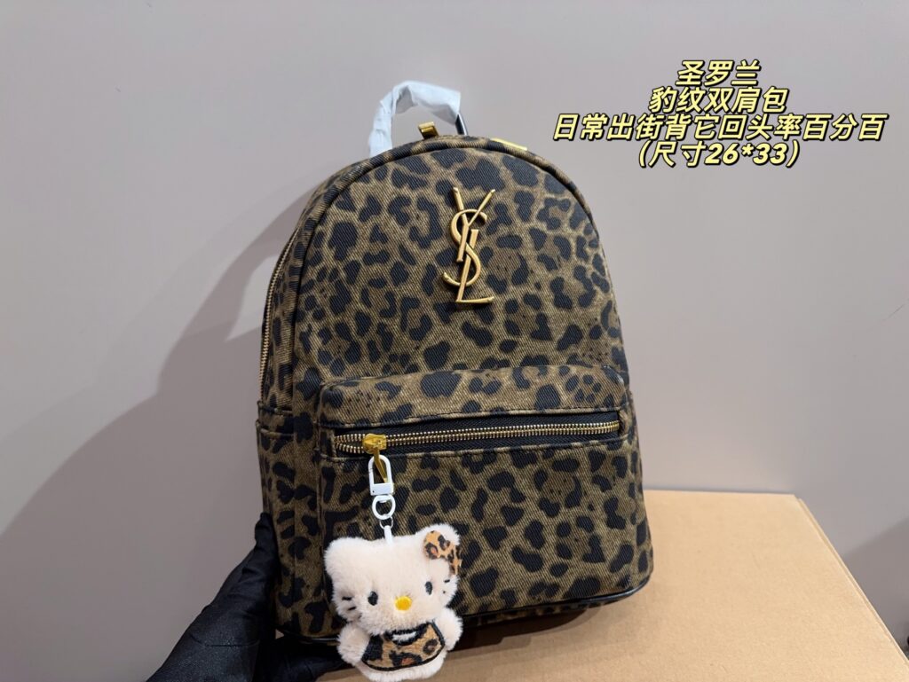 Saint Laurent P135 26 33 Backpack editorial product context 2