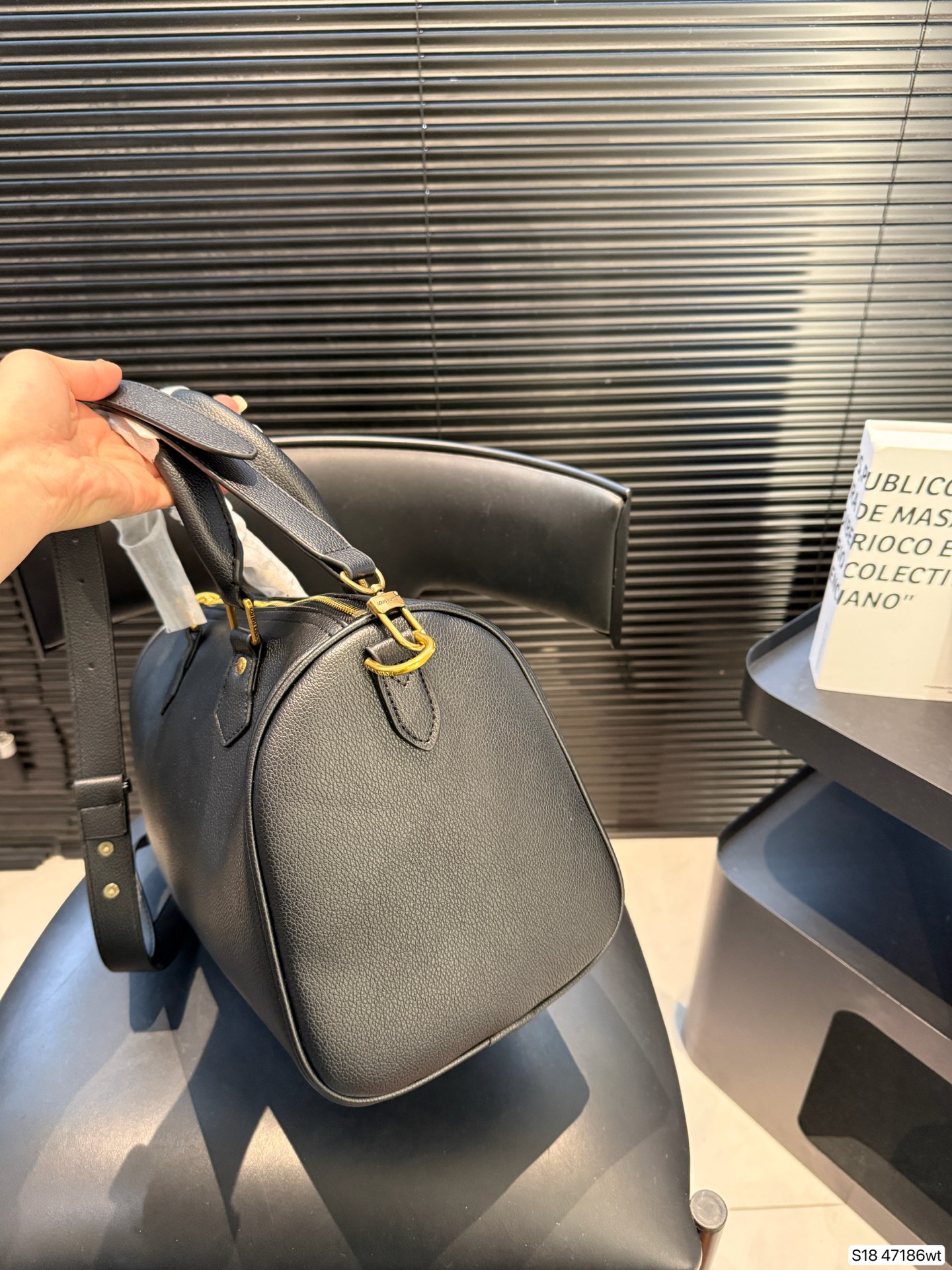 Louis Vuitton P125 Speedy Soft 30 VS Taurillo 21 Bag