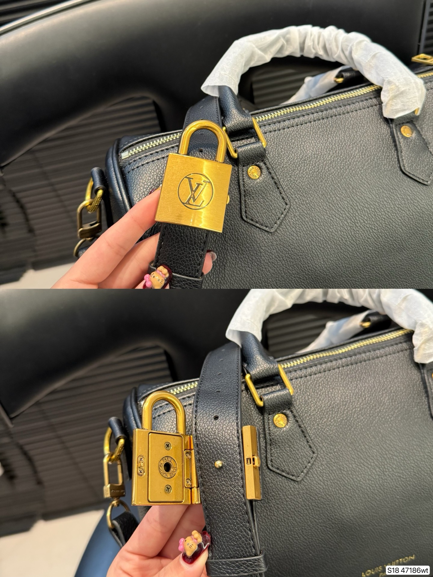 Louis Vuitton P125 Speedy Soft 30 VS Taurillo 21 Bag