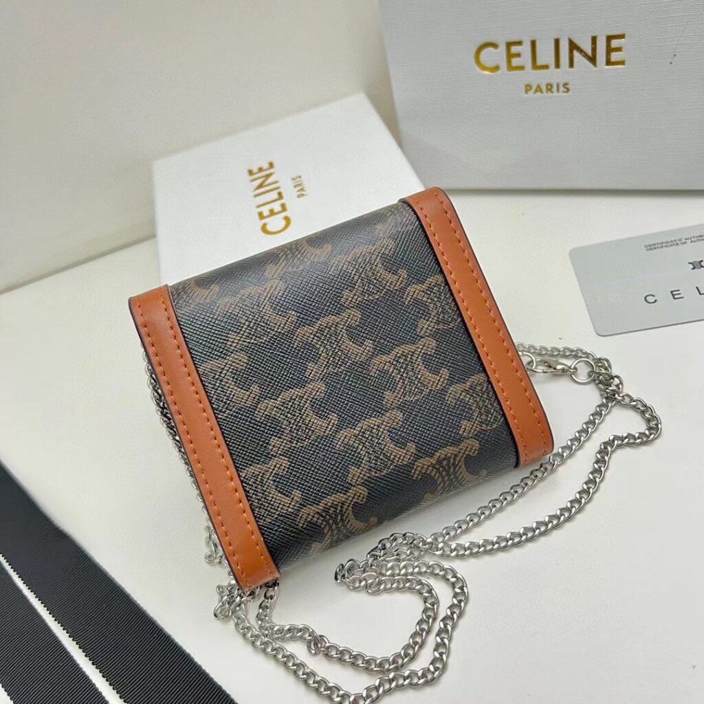Celine Black Calfskin Leather Wallet editorial product context 3