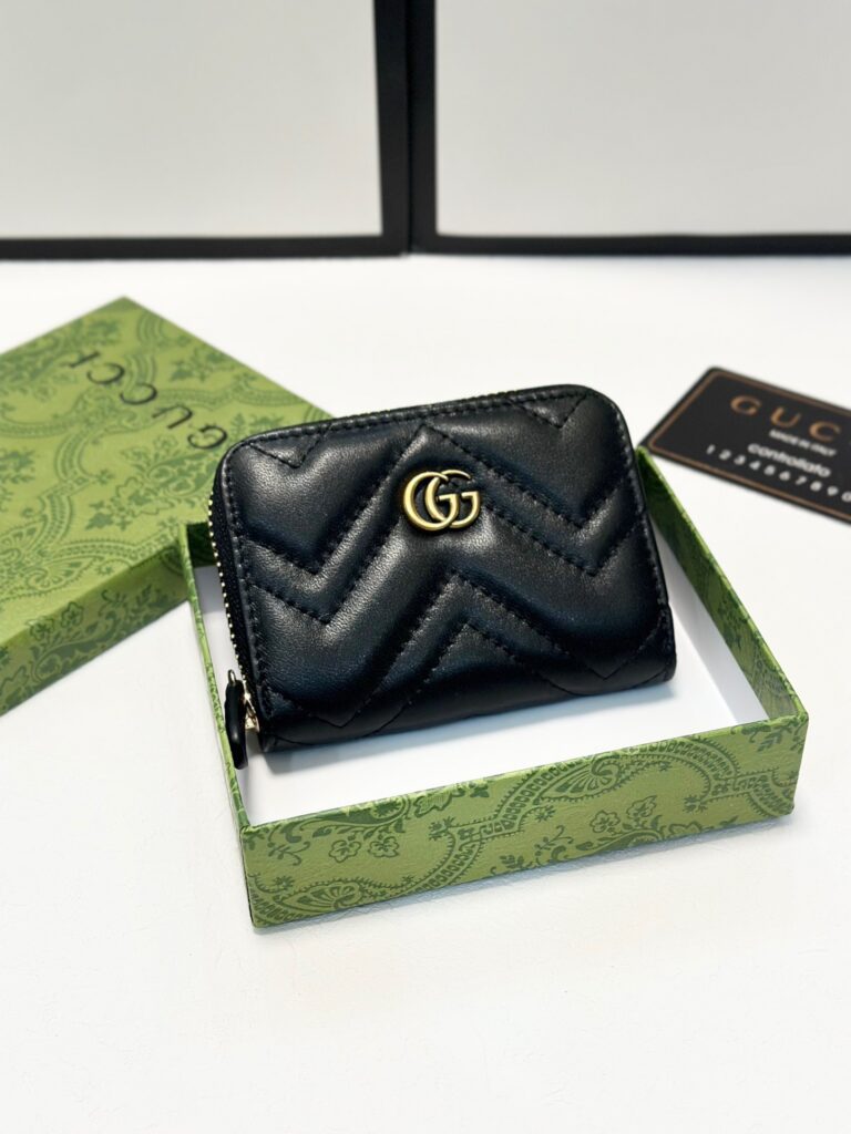Designer Black Card Holder 10 x 9 cm editorial product context 1