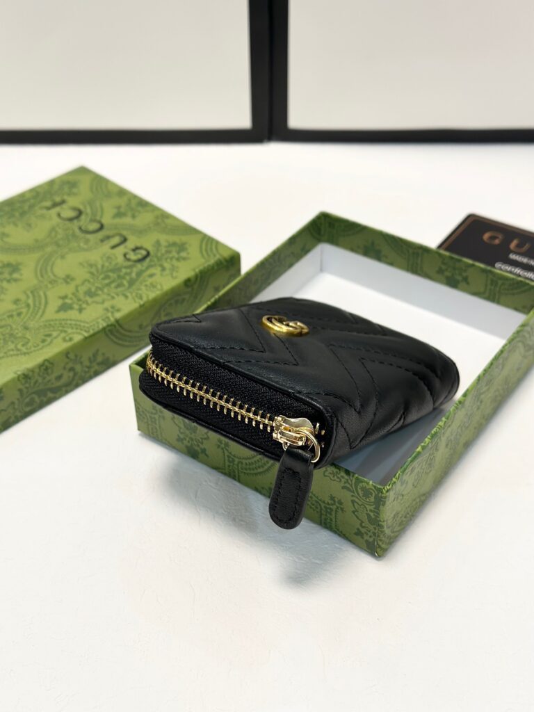 Designer Black Card Holder 10 x 9 cm editorial product context 3