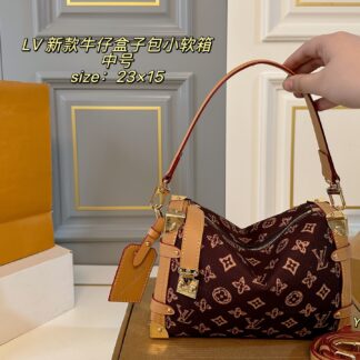 Louis Vuitton P155 size 23 15 Side Trunk Medium Bag