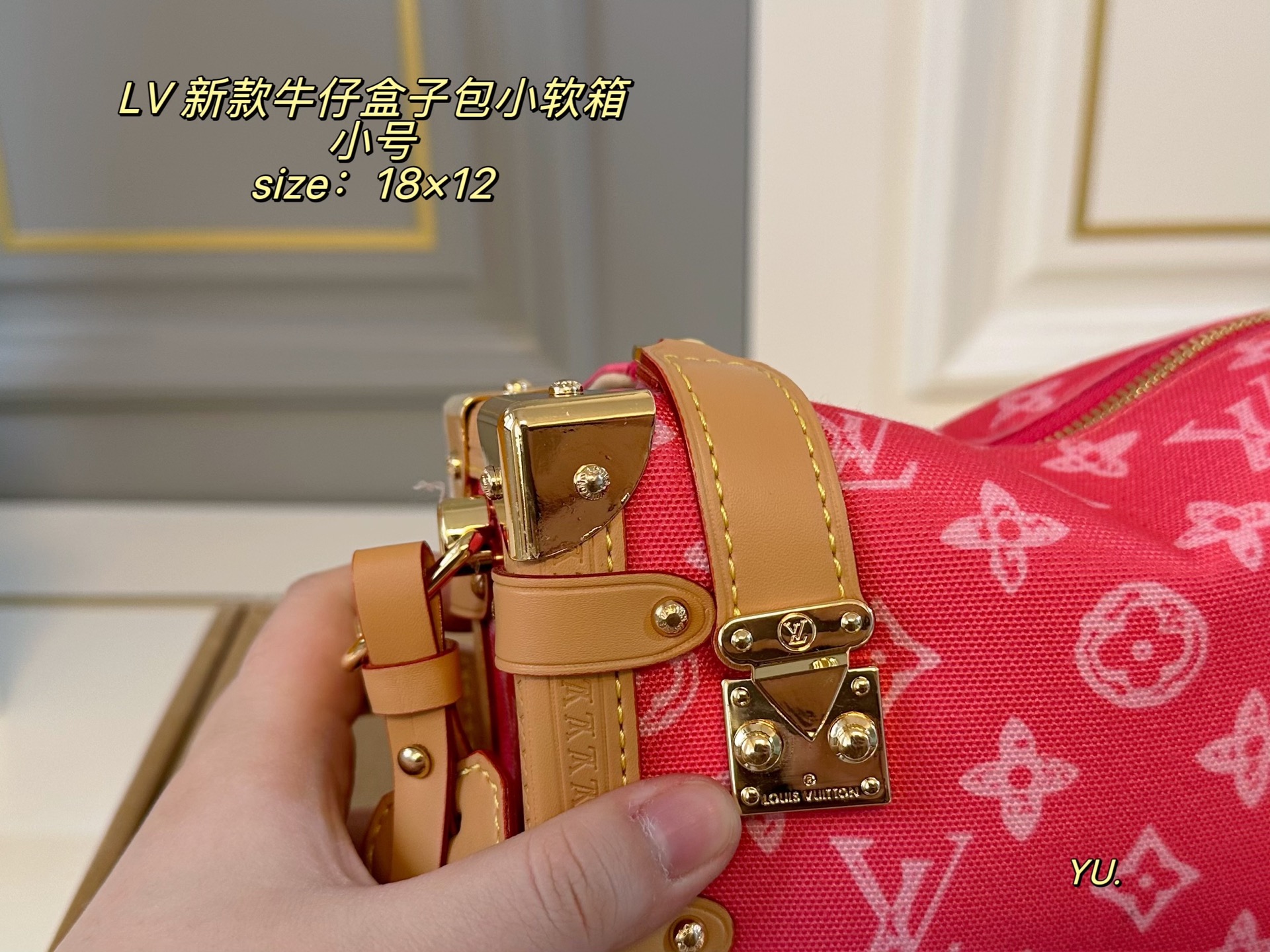 Louis Vuitton P150 size 18 12 Side Trunk Small Bag