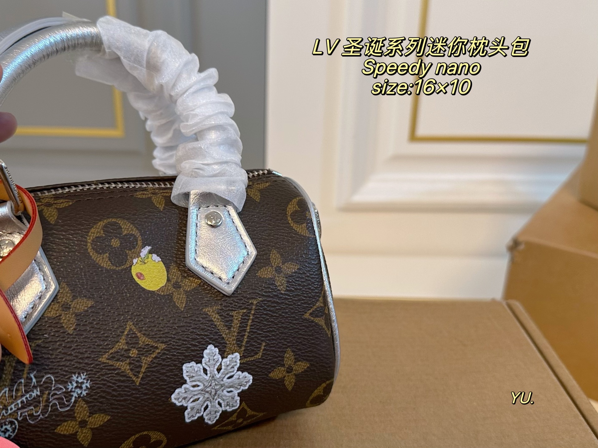Louis Vuitton P100 size 16 10 Speedy nano Mini Bag
