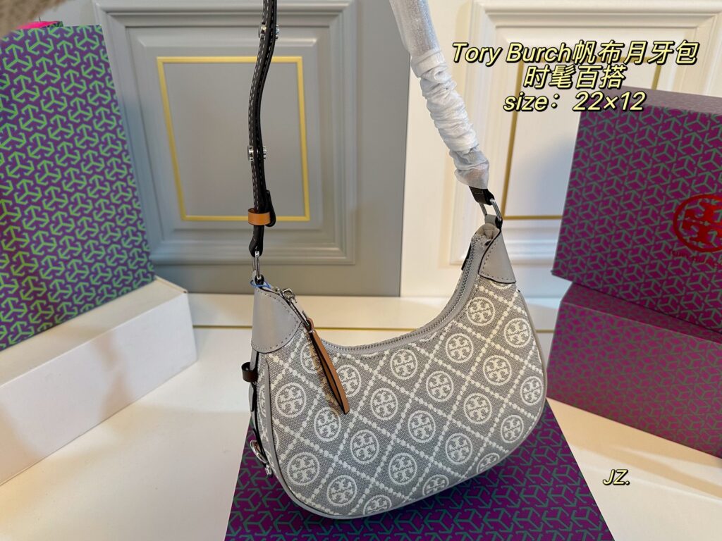 Tory Burch Tb Canvas Crossbody Bag 22 x 12 cm editorial product context 2