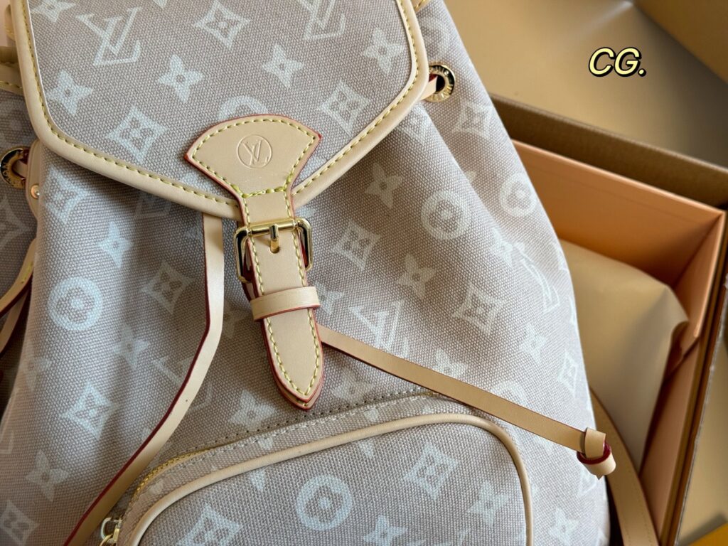Louis Vuitton Montsouris Denim Backpack 25 x 31 cm editorial product context 3