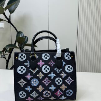 Louis Vuitton p150 D-10 32 17 LV1854 Logo Tote Bag