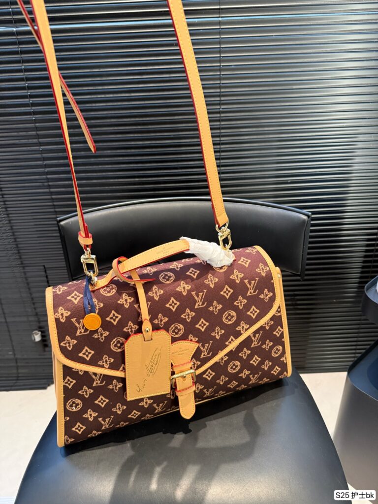 Louis Vuitton Red Denim Bag editorial product context 2
