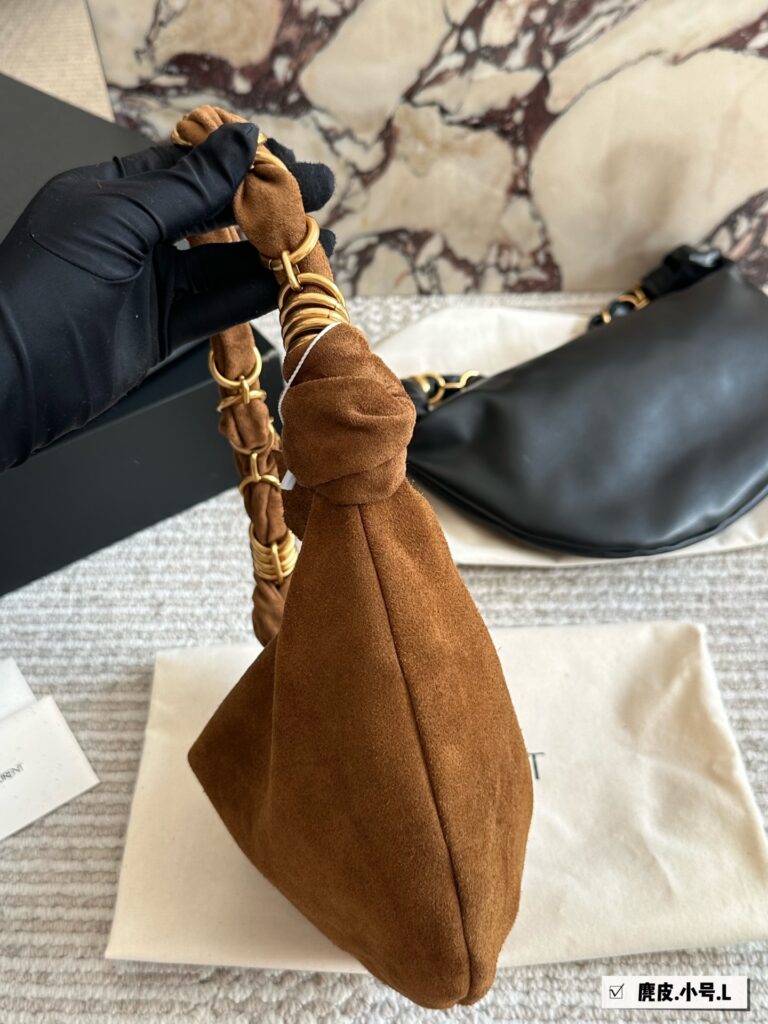 Saint Laurent Black Leather Bag 25 cm editorial product context 3
