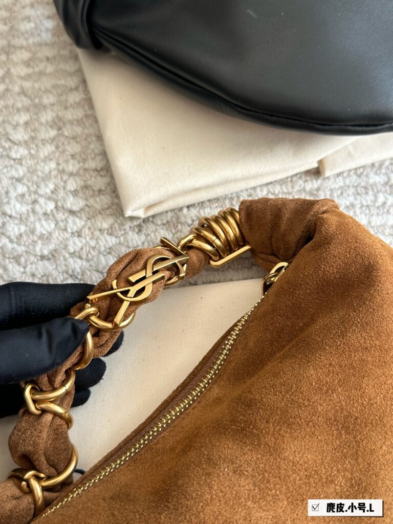Saint Laurent Black Leather Bag 25 cm editorial product context 2