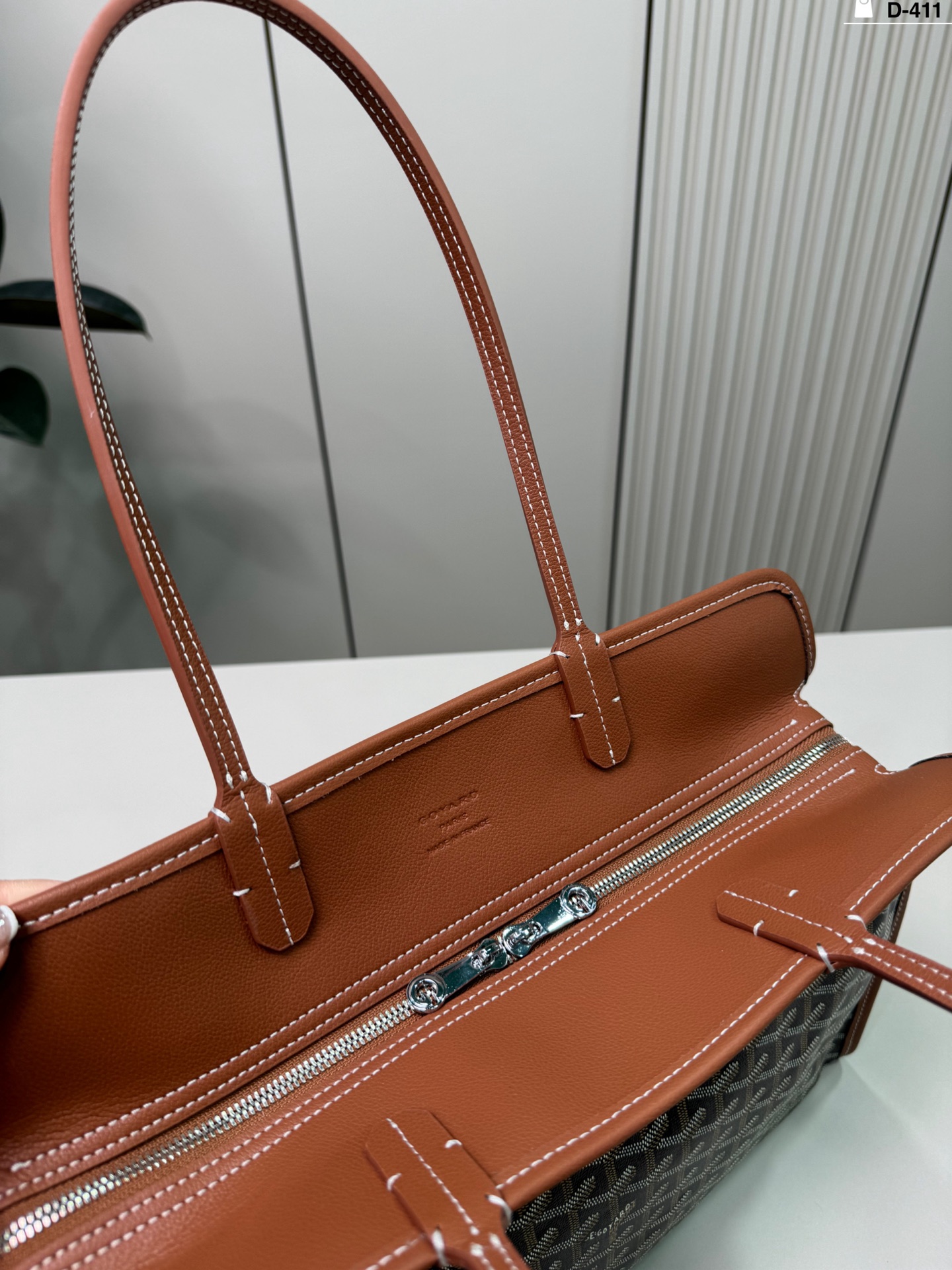 Luxury p160 D-411 40 24 Goyard Hardy Tote Bag