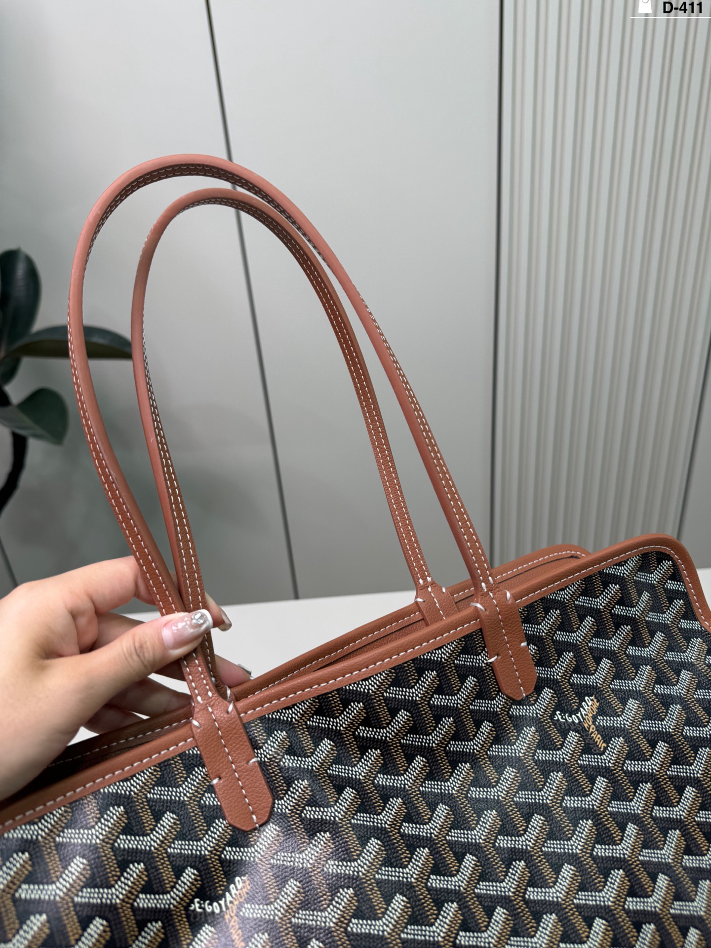 Luxury p160 D-411 40 24 Goyard Hardy Tote Bag