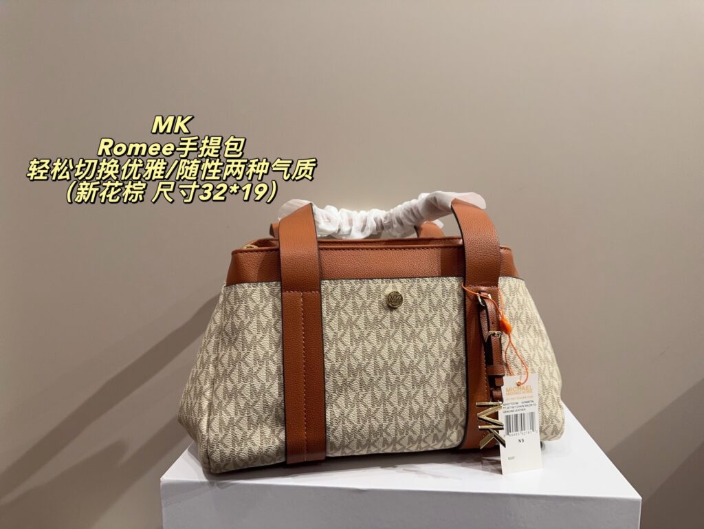 Designer Mk Romee Red Handbag 32 x 19 cm editorial product context 3
