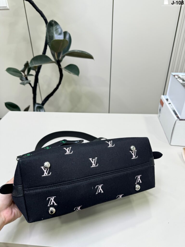 Louis Vuitton Carryall Black Canvas Bag 29 x 24 cm editorial product context 3