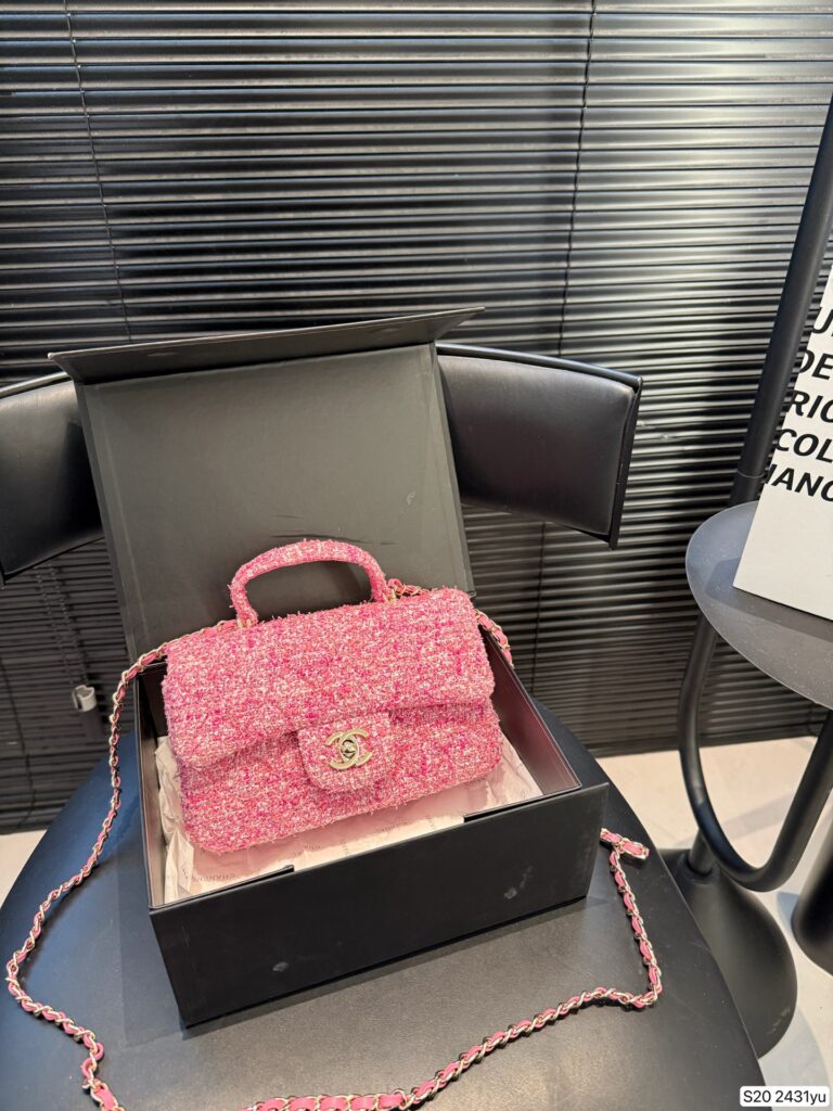 Chanel Cfmini Nano Kelly Pink Bag editorial product context 1