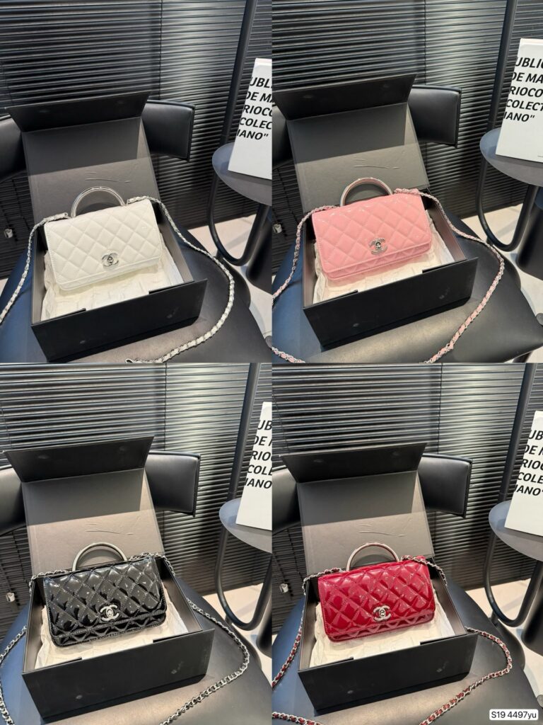 Chanel Woc Metal Silver Crossbody Bag editorial product context 1