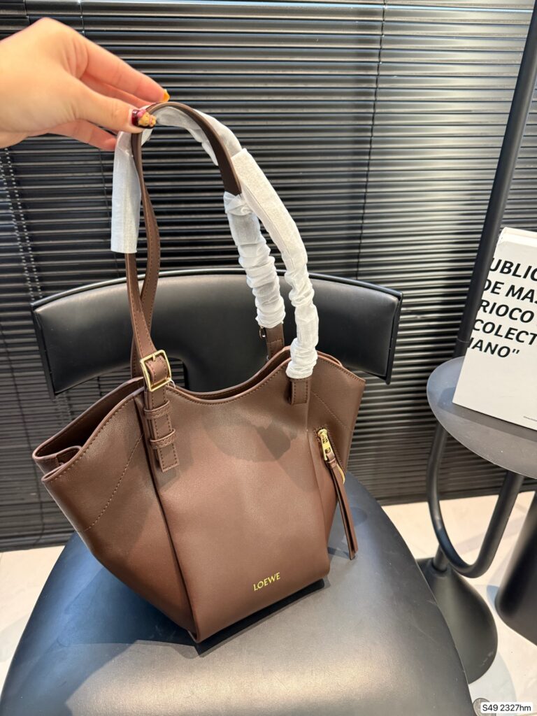 Loewe Hammock Flip Black Crossbody Bag editorial product context 2