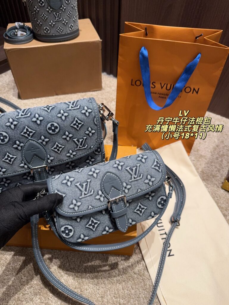 Louis Vuitton Small Denim Backpack 25 x 17 cm editorial product context 3