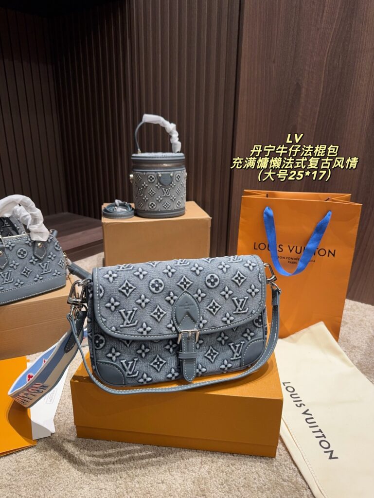 Louis Vuitton Small Denim Backpack 25 x 17 cm editorial product context 2
