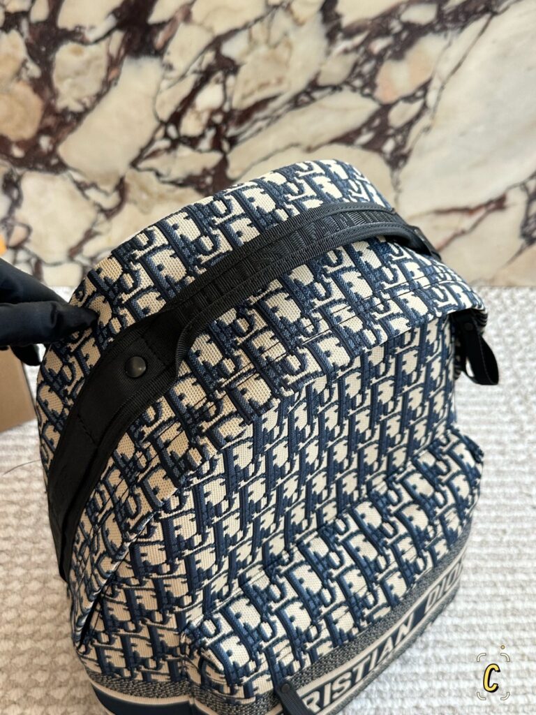 Dior Oblique Black Backpack 32 x 30 cm editorial product context 3