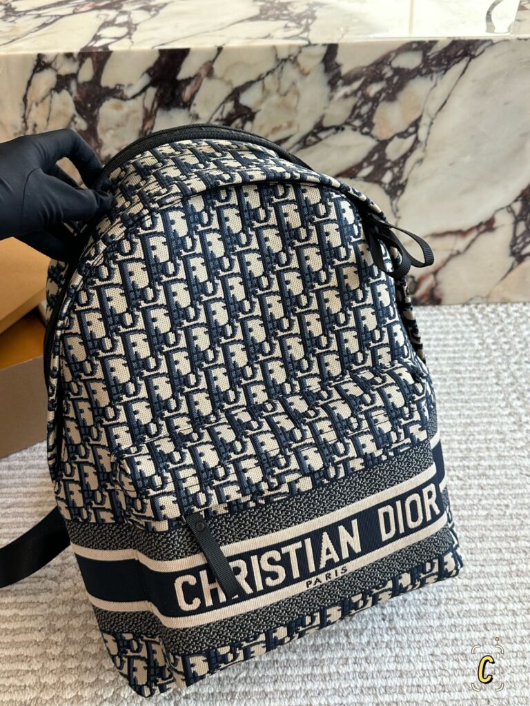 Dior Oblique Black Backpack 32 x 30 cm editorial product context 1