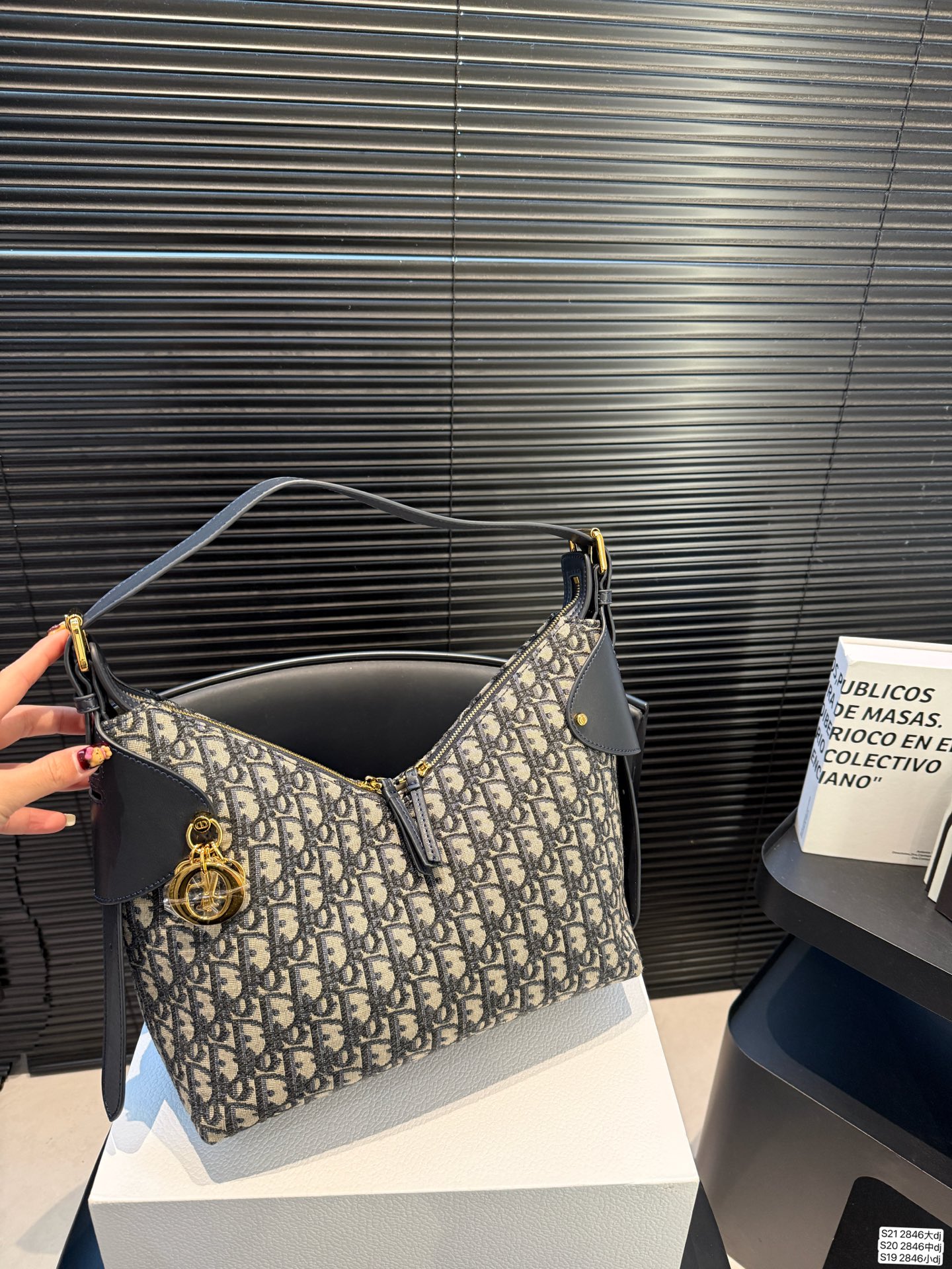 Dior P140 P135 P130 Voyage Hobo 36 23 28 18 21 26 2846 Small Bag