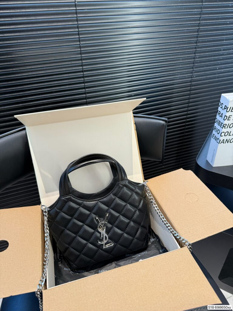 Saint Laurent Lcare Y Mini Tote Bag editorial product context 2