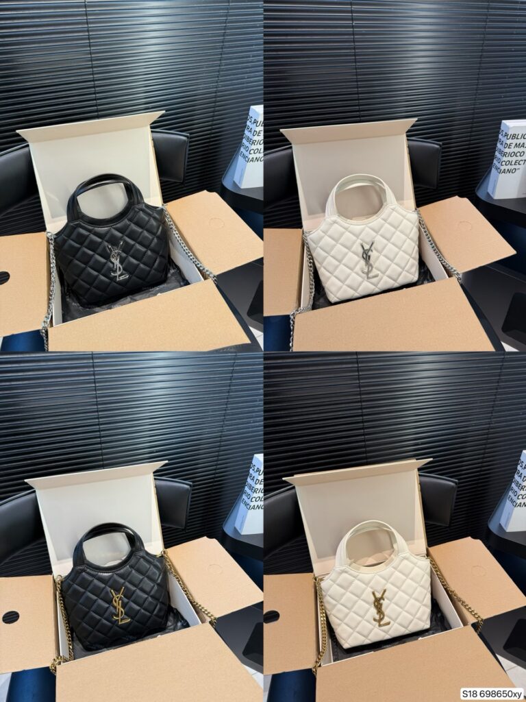 Saint Laurent Lcare Y Mini Tote Bag editorial product context 1