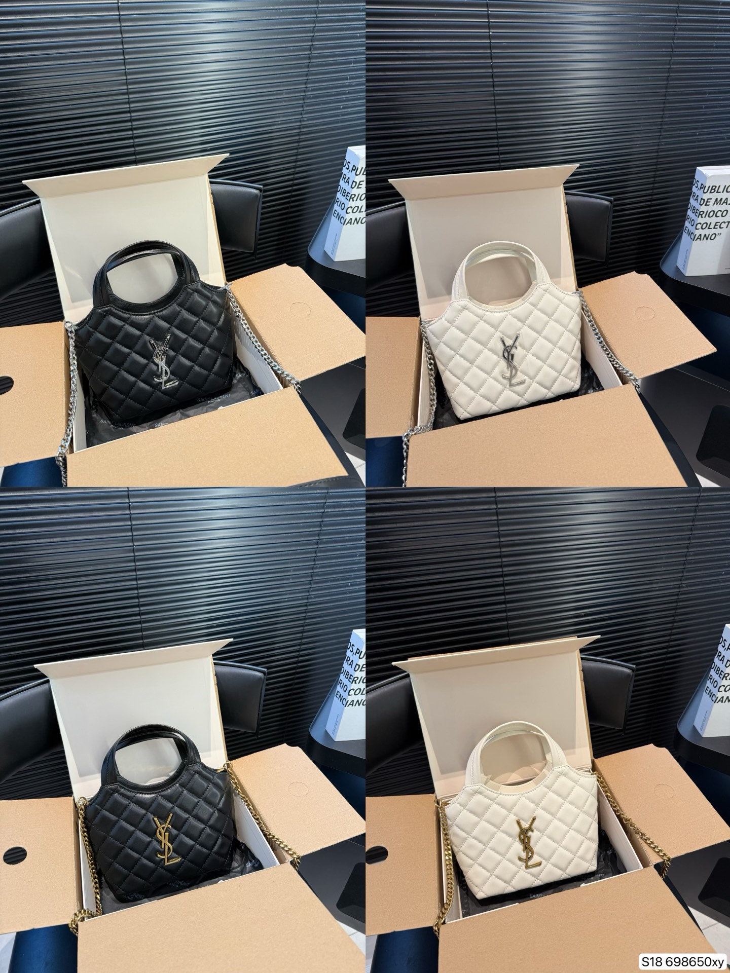 Saint Laurent P125 LCARE 17 14 XY Mini Tote Bag