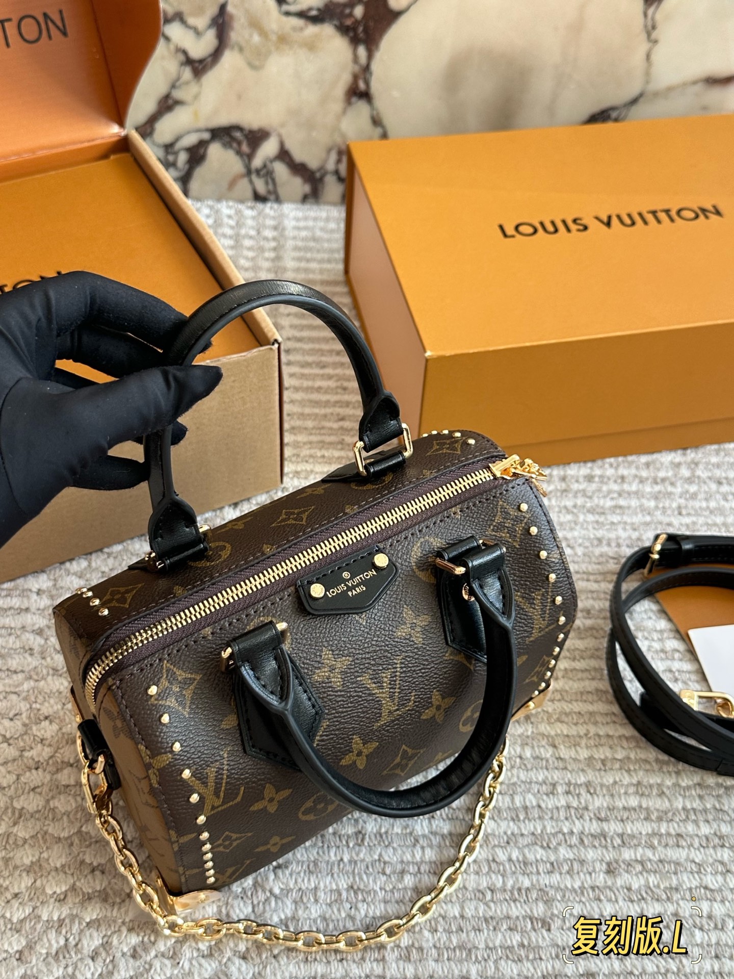 Louis Vuitton 180 NANO SPEEDY party 20 Mini Bag