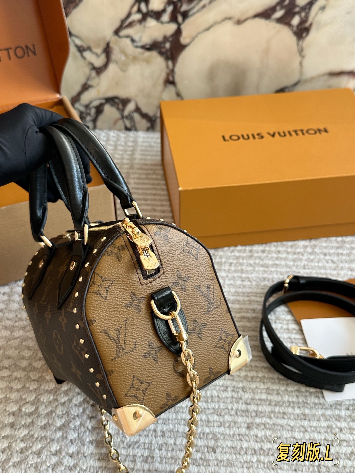 Louis Vuitton 180 NANO SPEEDY party 20 Mini Bag