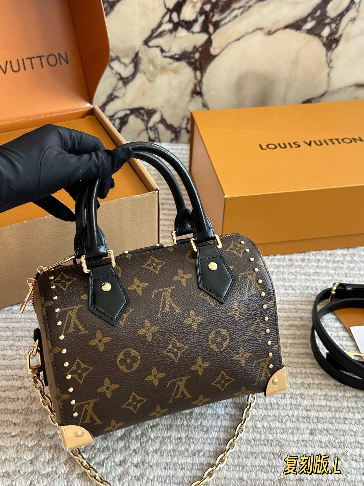Louis Vuitton 180 NANO SPEEDY party 20 Mini Bag