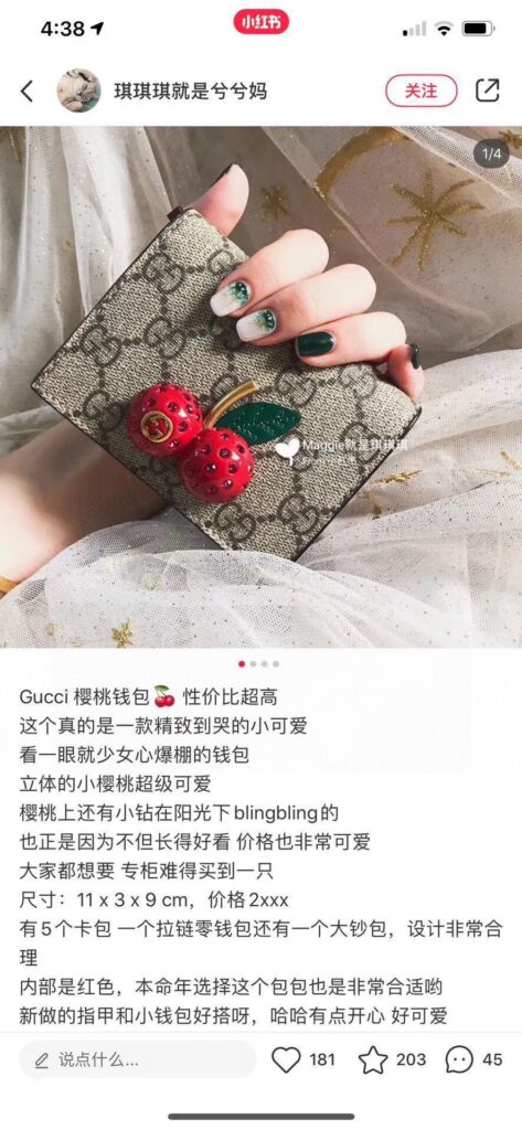 Gucci Guccl Garden Gg Pvc Red Bag 11 x 9 cm editorial product context 1