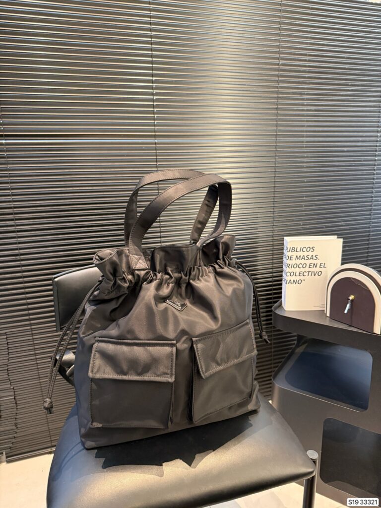 Prada Ipad Black Backpack editorial product context 3