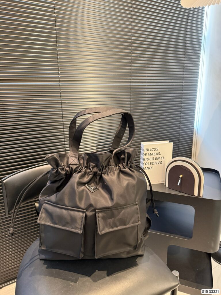 Prada Ipad Black Backpack editorial product context 1