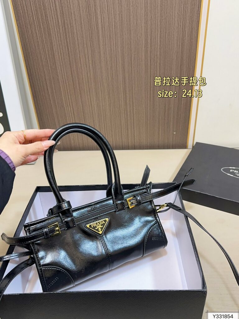 Prada Soft Lu Crossbody Bag 24 x 13 cm editorial product context 2