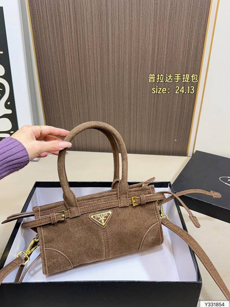 Prada Soft Lu Crossbody Bag 24 x 13 cm editorial product context 2