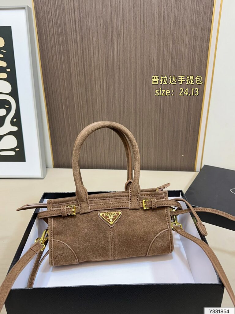 Prada Soft Lu Crossbody Bag 24 x 13 cm editorial product context 1