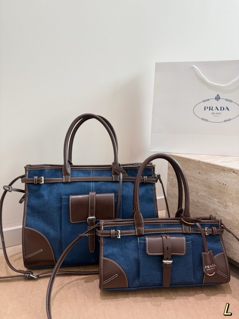 Prada Bonnie I Pad Brown Leather Belt editorial product context 1