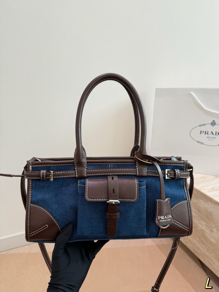 Prada Bonnie I Pad Brown Leather Belt 30 cm editorial product context 3